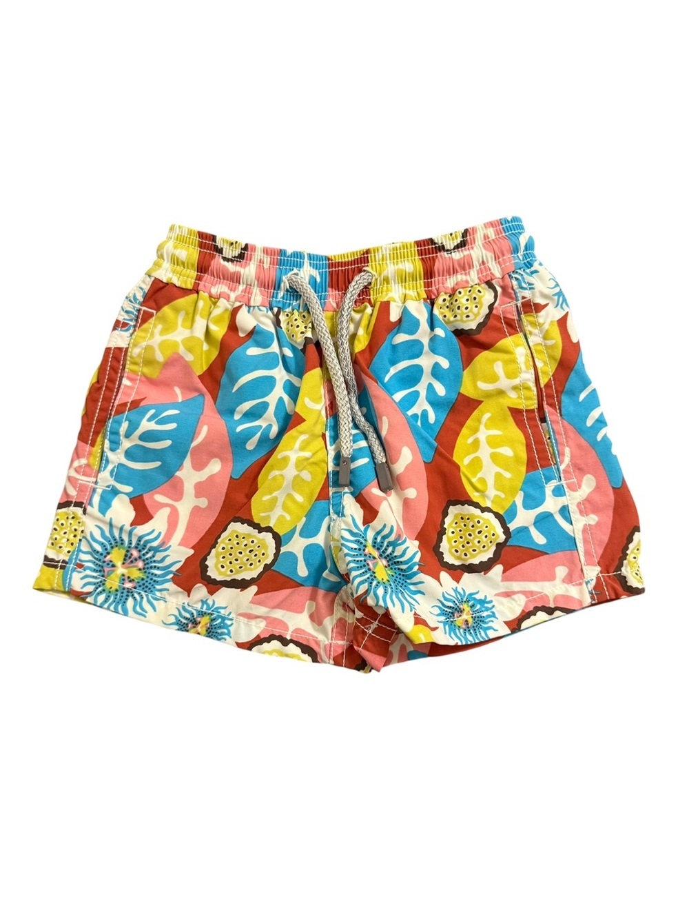 Vilebrequin Colorful Tropical Print Swim Trunks Toddler Boys Size 2